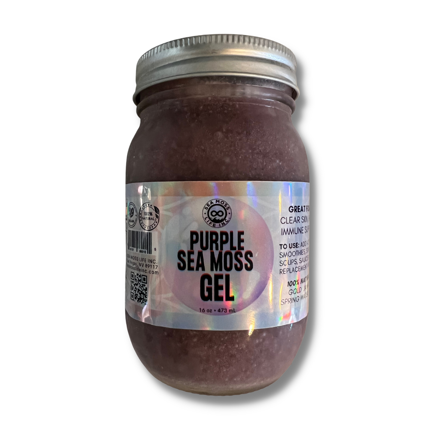 FRESH SEA MOSS GEL MADE TO ORDER: WILDCRAFTED | PREMIUM QUALITY | NATURAL SUPERFOOD | 16 FL OZ